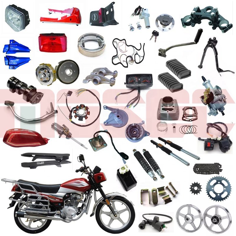 WY125 125CC Motorcycle Spare Parts Engine Cylinder Kits Body Plastic Cover